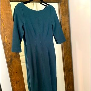 Boden Emerald Green Ottoman Dress
